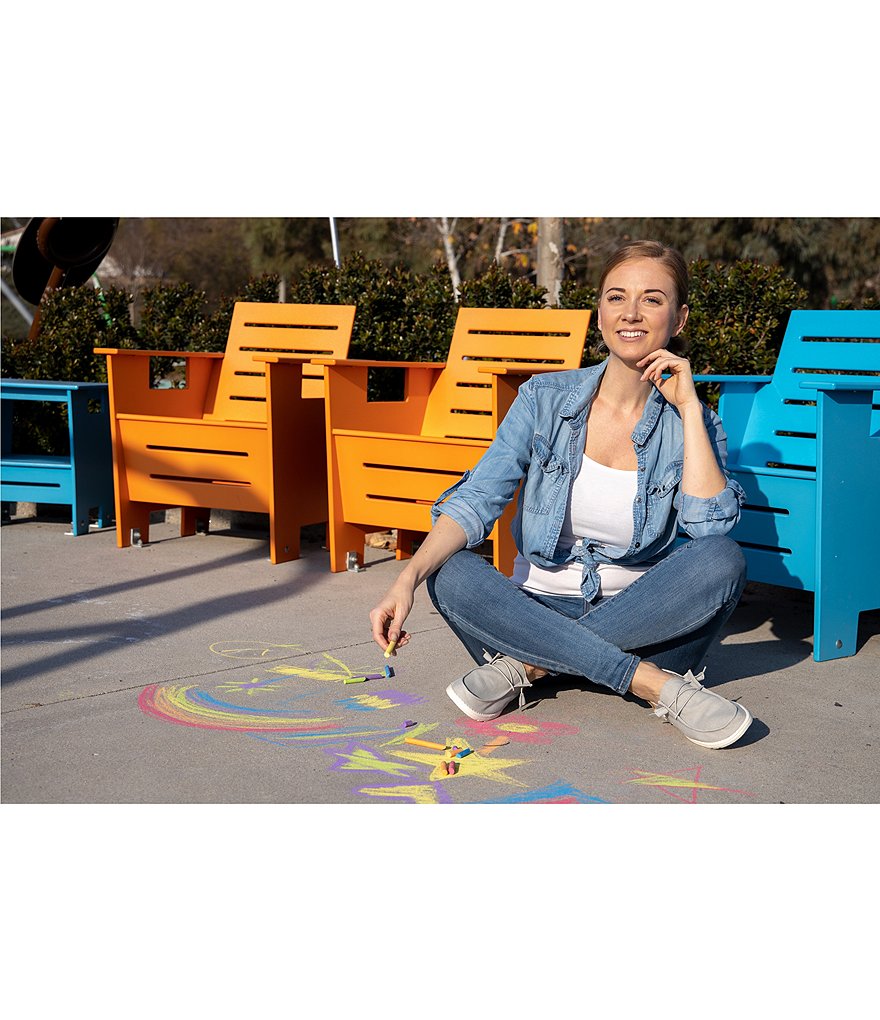 Hey Dude Women's Wendy Washable Chambray Slip-Ons