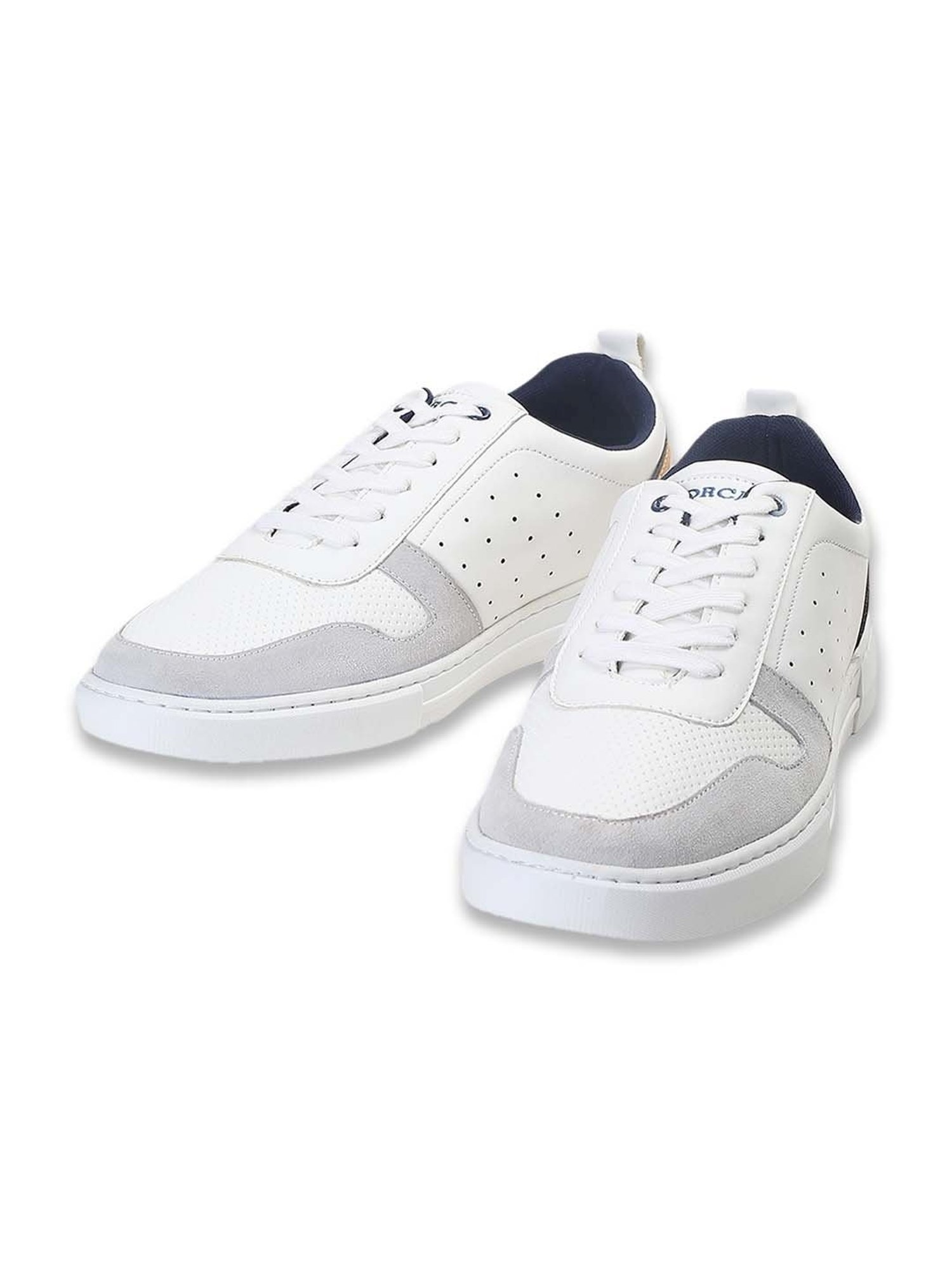 Forca by Lifestyle Men's White Casual Sneakers