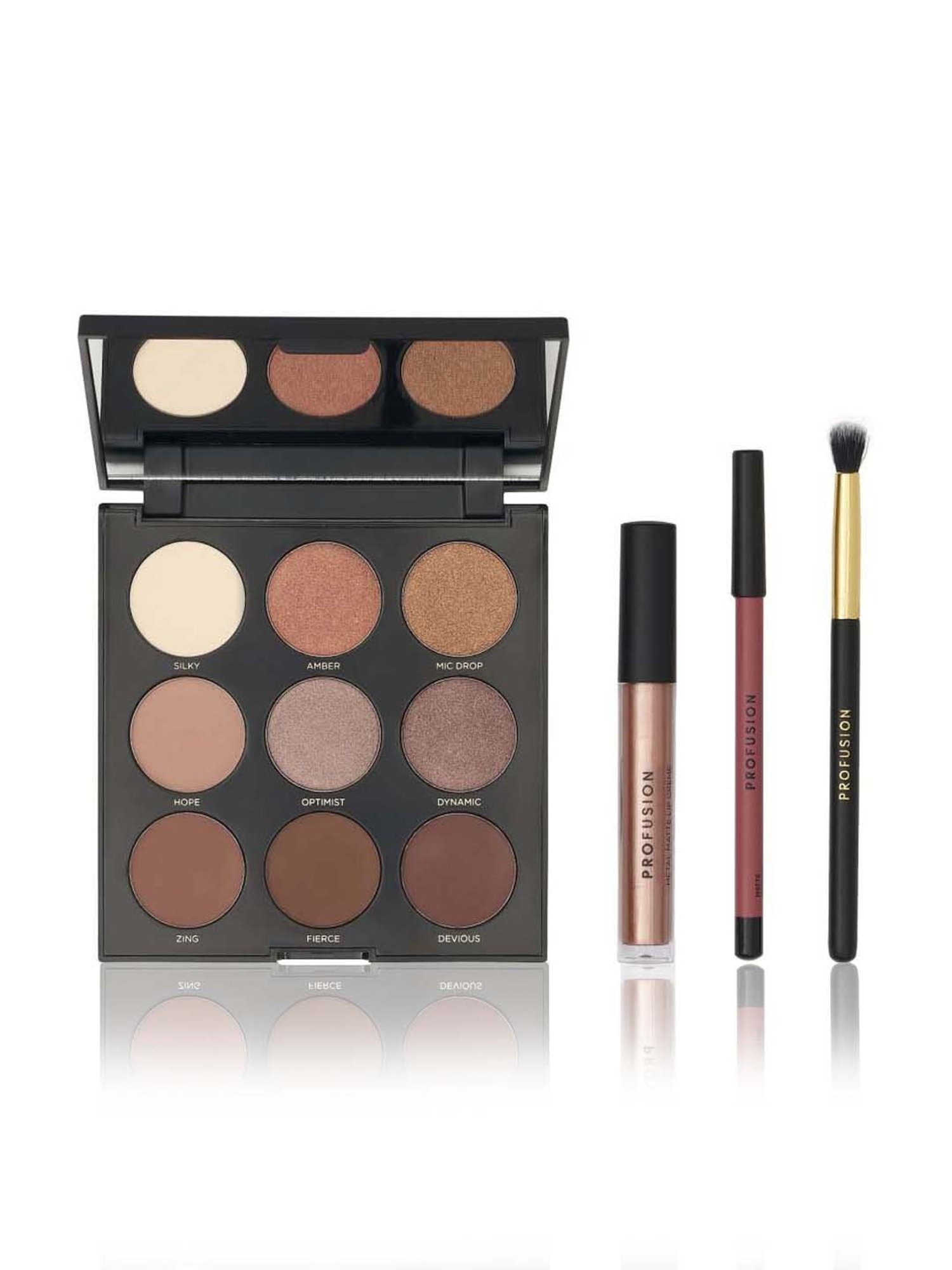 Profusion Cosmetics Mixed Metals Nude Set Makeup Palette - 26.9 gm
