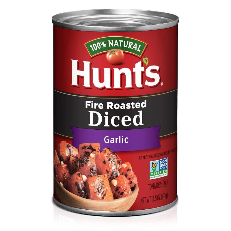 Hunts Fire Roasted Garlic Tomatoes 14.5oz