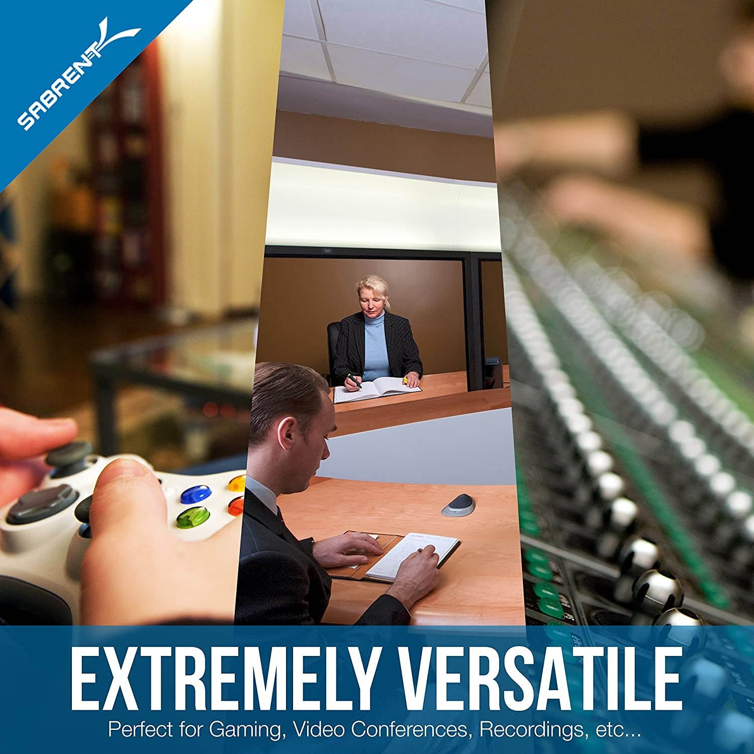 Sabrent Lavalier/Lapel Clip-on Omnidirectional Condenser Microphone for iPhone & Android Smartphones or Any Other Mobile Device (AU-SMCR)