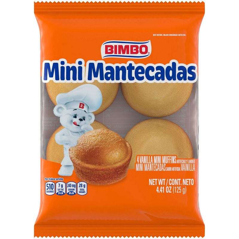 Bimbo Mini Mantecadas Mini Muffins - 4.41oz