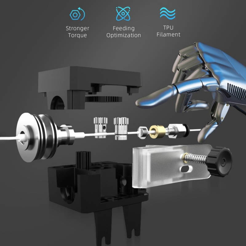 ANYCUBIC 3D Printer, 4Max Pro 2.0 Upgraded Metal FDM 3D Printer, Fully Enclosed, TFT Touchscreen, Ultra-Silent, Works with ABS/TPU/PLA/Hips Filament, 10.63''(L) x 8.27''(W) x 7.48''(H) Printing Size