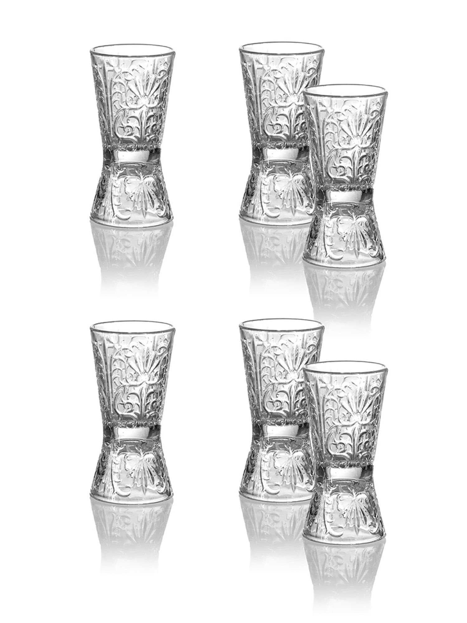 Mikasa Julie Transparent Glass Flute Glass (0.266 L) - Set of 4