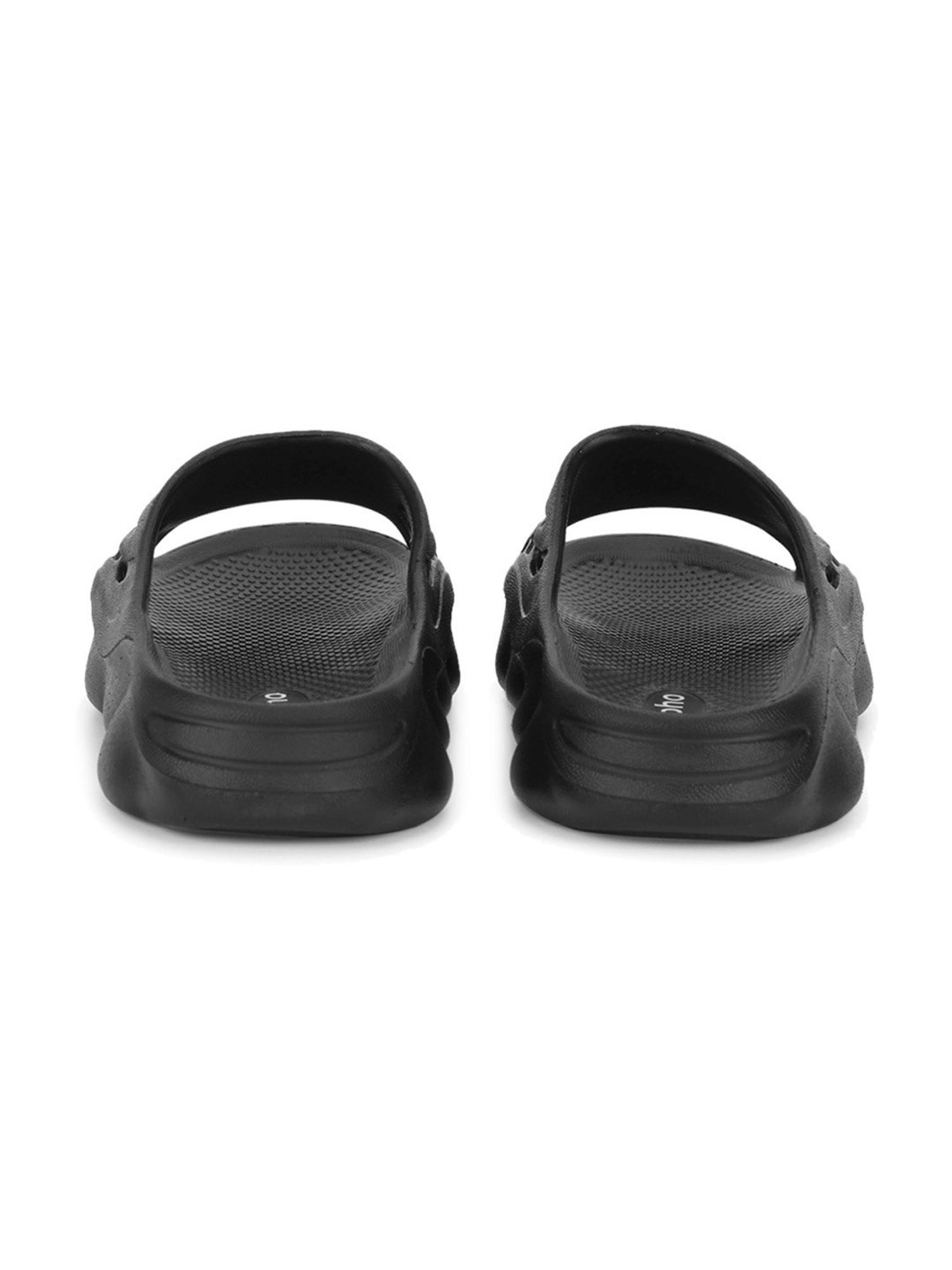 Yoho Men's Dolphy Classic Black Slides