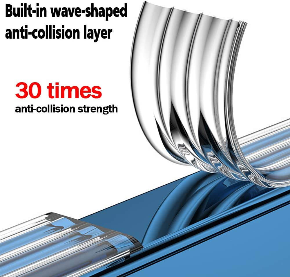 Designed for iPhone 12 Pro/12 Case 6.1", Magnetic Phone Case Compatible with MagSafe, [Anti-Yellow] [Ultra Slim] [200% Drop Protection] TPU+PC Hybrid Protective Cover for iPhone 12 Pro - Clear