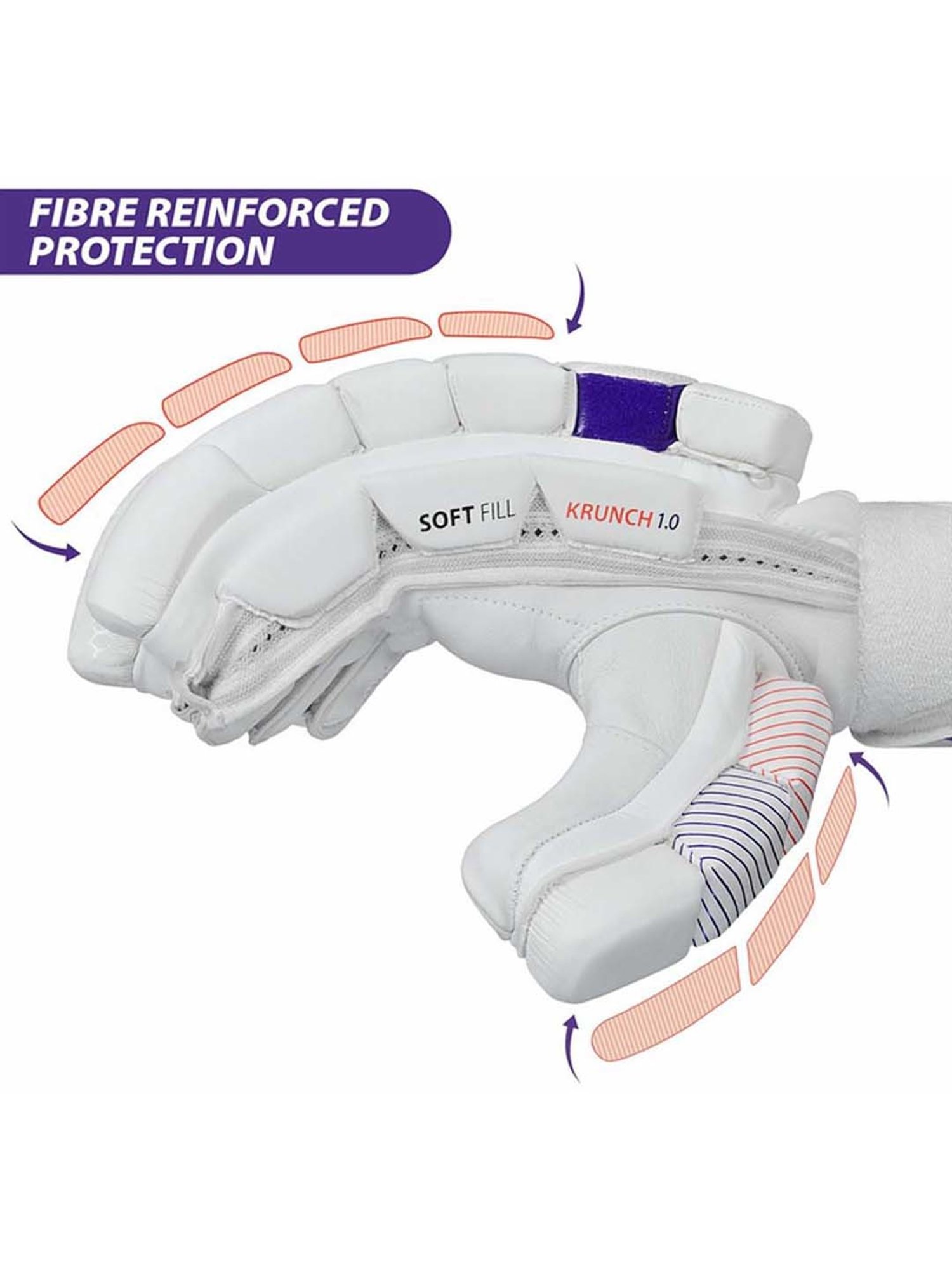 DSC Cricket Krunch 1.0 Batting Gloves Size - Mens