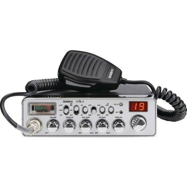 Uniden PC78LTX 40-Channel CB Radio with SWR Meter Black
