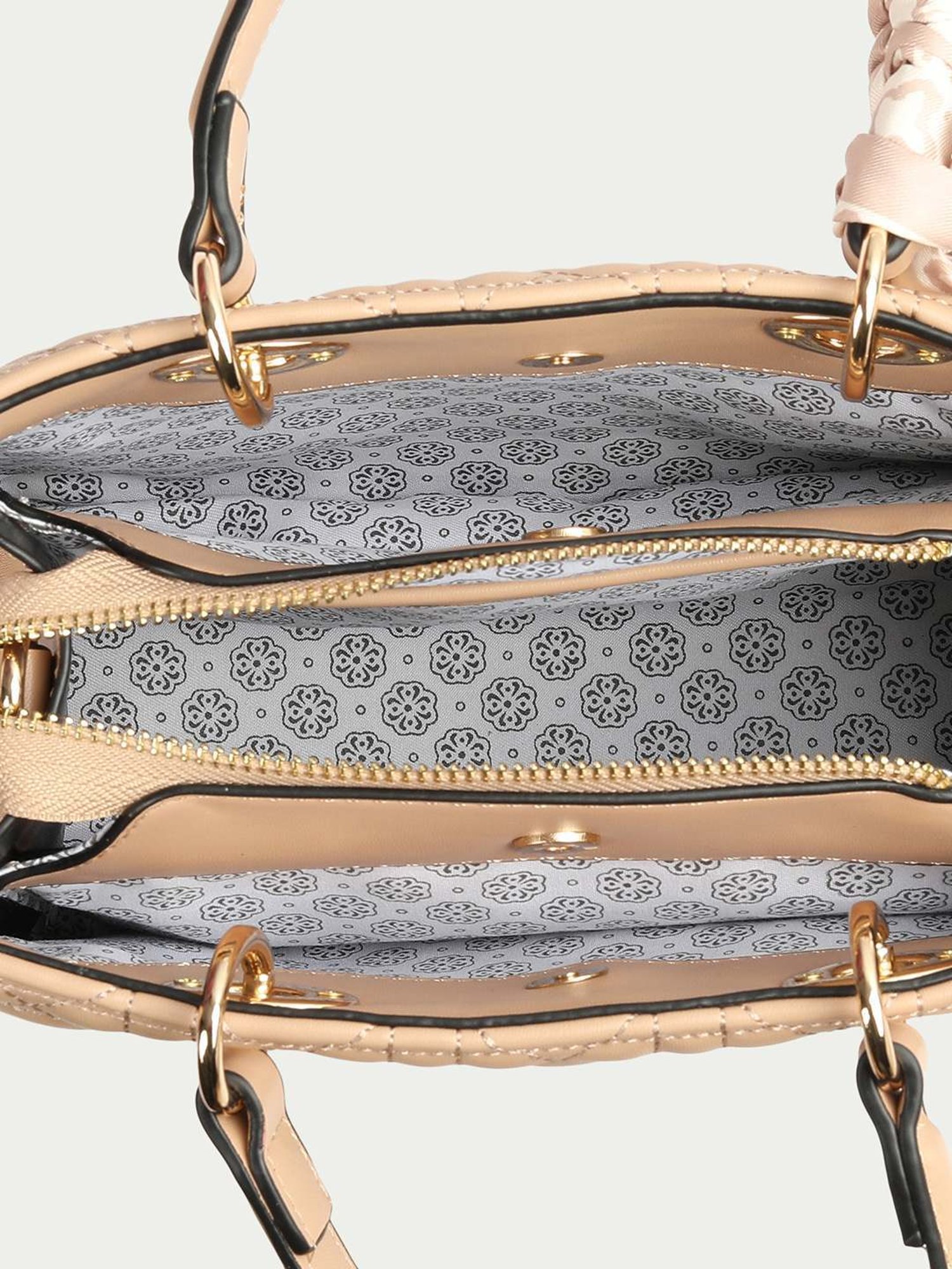 Code by Lifestyle Pink Textured Handbag