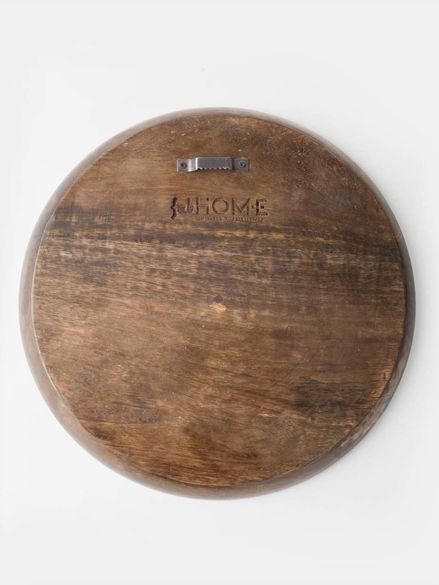 Fabindia Home Gulmohar Blue Wood Hand Carved Wall Plate