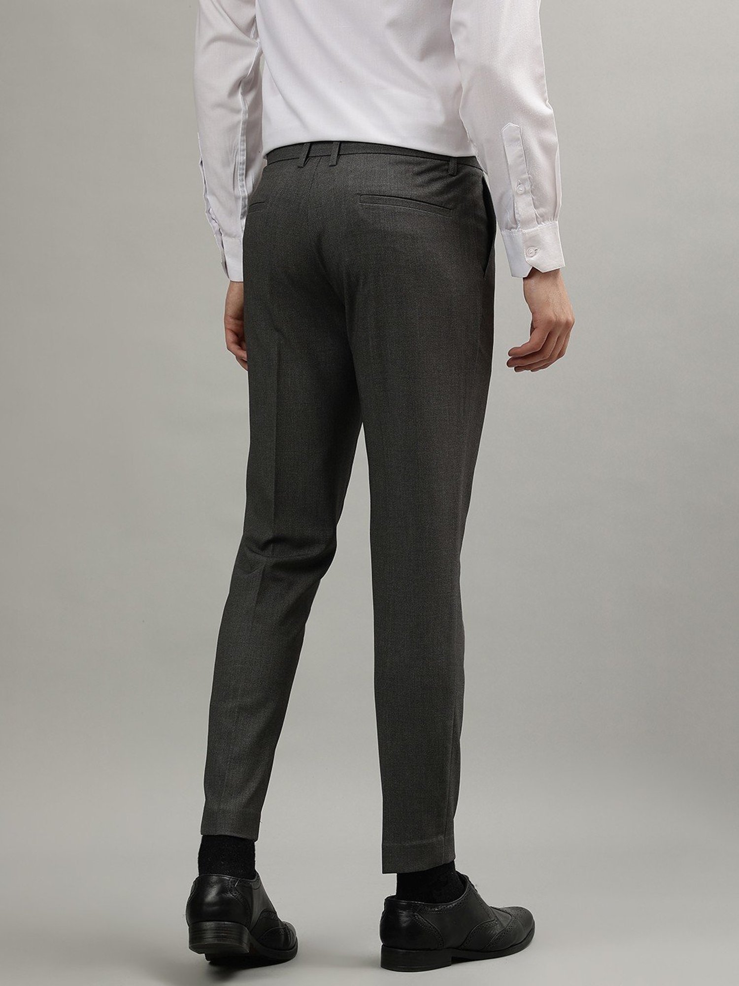 Lindbergh Grey Slim Fit Trousers