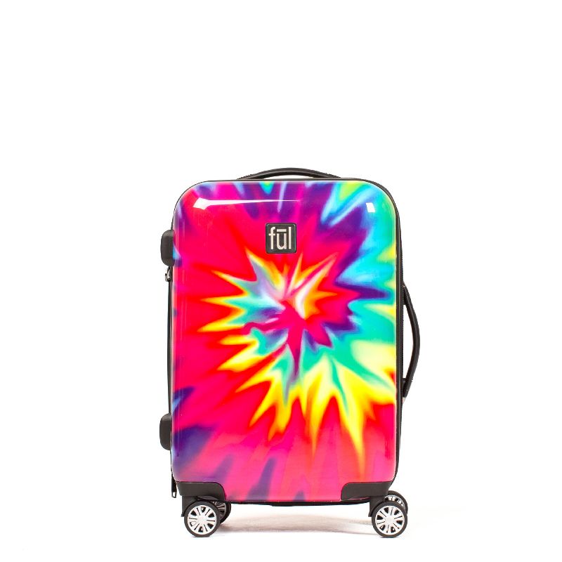 FUL 20" Hardside Spinner Suitcase - Tiedye Swirl