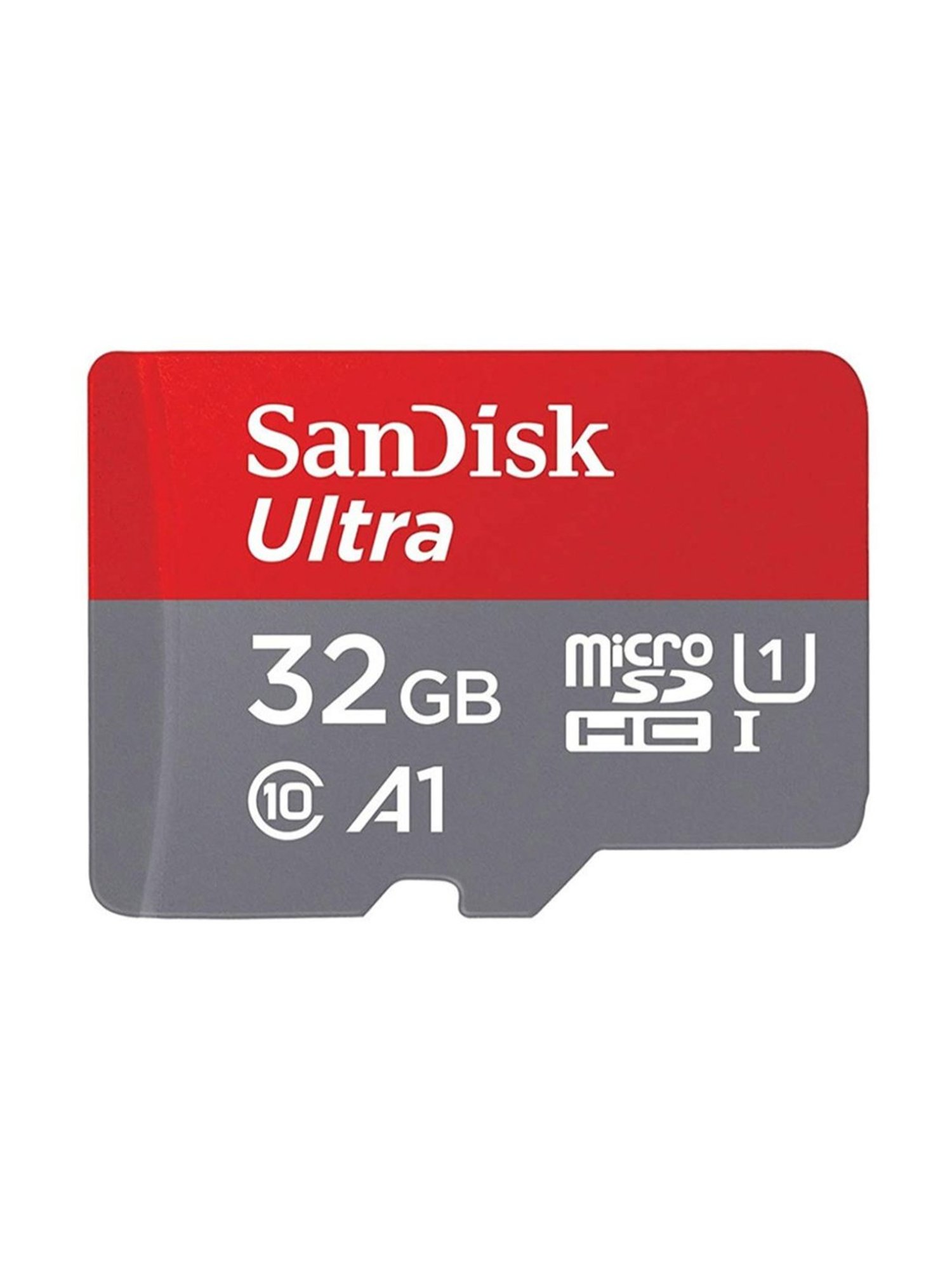 SanDisk SDSQUA4-032G-GN6MN 32GB Ultra microSD Memory Card (Red/Grey)