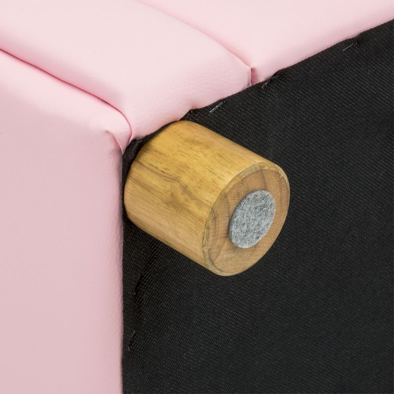 Best Choice Products 36in Upholstered Tufted Mini Sofa Couch for Kids, Toddlers, Nursery, Playrooms w/ Gem Studs