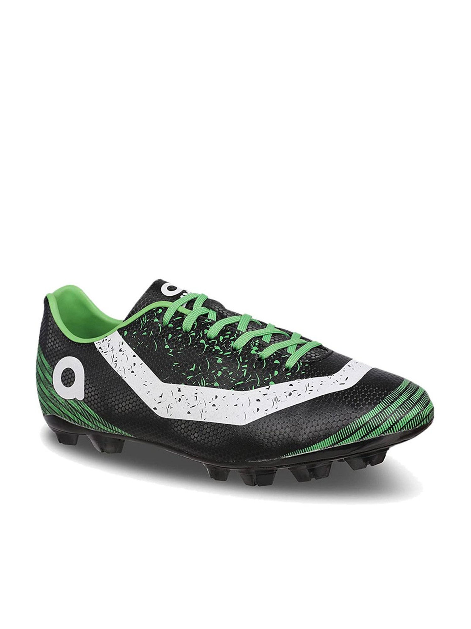 AIVIN Men's Uplift Black Football Shoes