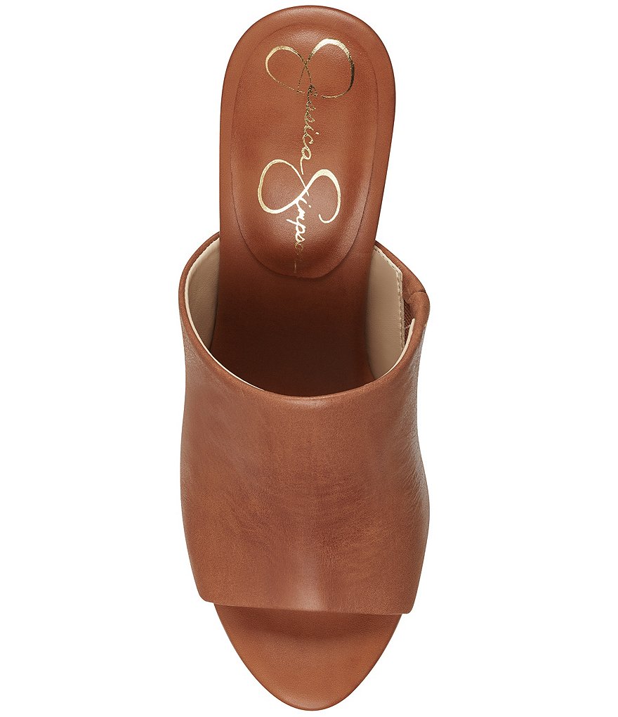 Jessica Simpson Shelbie Platform Heeled Slides