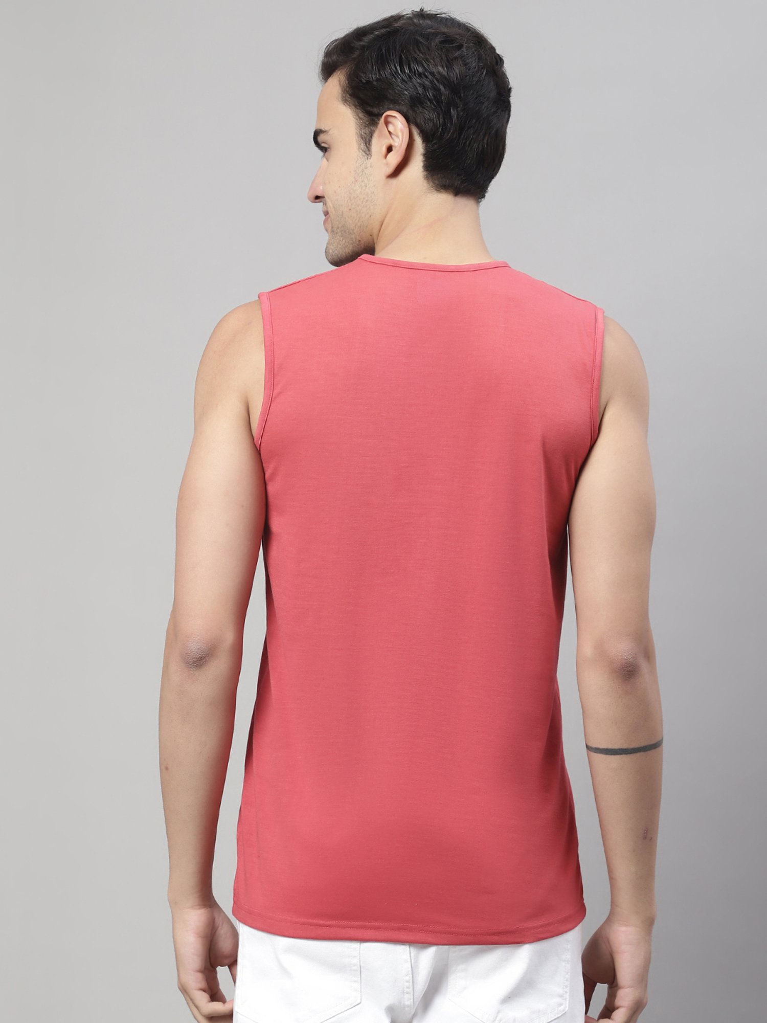 Vimal Jonney Multicolor Regular Fit Sleeveless Lounge T-Shirt - Pack of 3