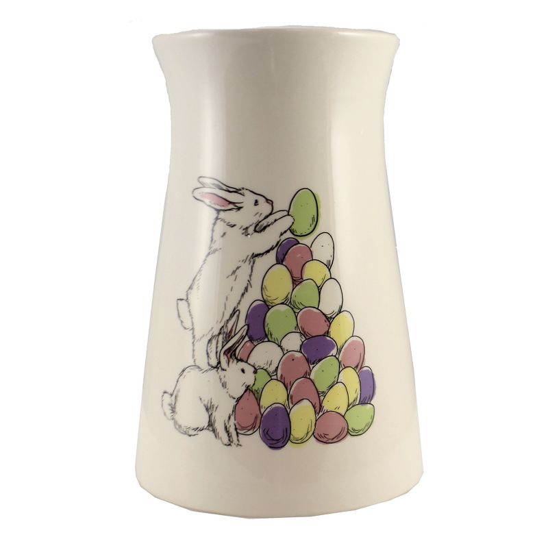 Blue Rose Polish Pottery Lilac Garden Small Bud Vase