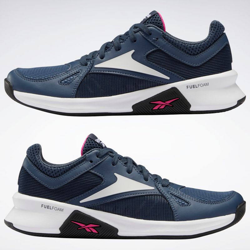 Reebok Advanced Trainette Women's Shoes  Performance Sneakers 7.5 Digital Glow / Black / Orange Flare