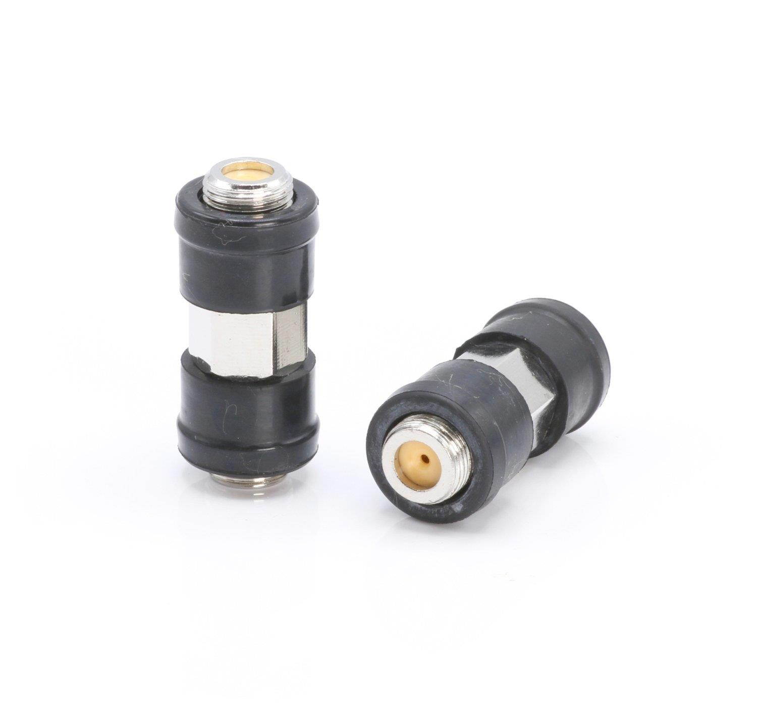 Coaxial Cable Connector Adapter &ndash; WEATHER BOOT Series | 10 Pack | Coax F-Pin