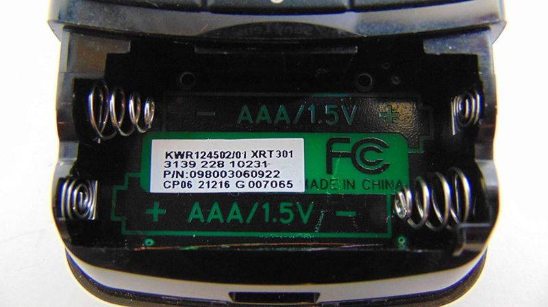 Vizio Qwerty Remote Control XRT301 0980-0306-0922 098003060922