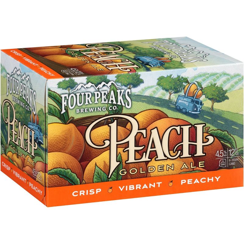 Four Peaks Peach Golden Ale Beer - 6pk/12 fl oz Cans