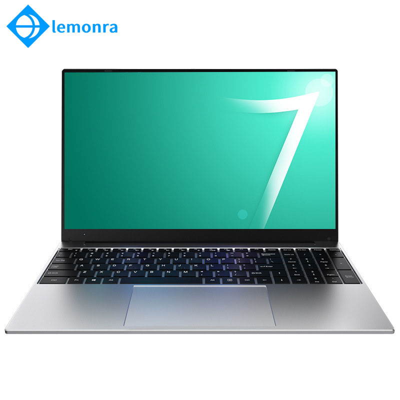 Lemonra Intel Core i7 6560U Processor Laptop Intel Iris Graphics 550 15.6" 1920*1080 HD Display IPS Screen,8GB/16GB DDR4, 3.3GHz Windows10 M.2 PCIE SSD Fingerprint unlock Integrated Graphics Laptop
