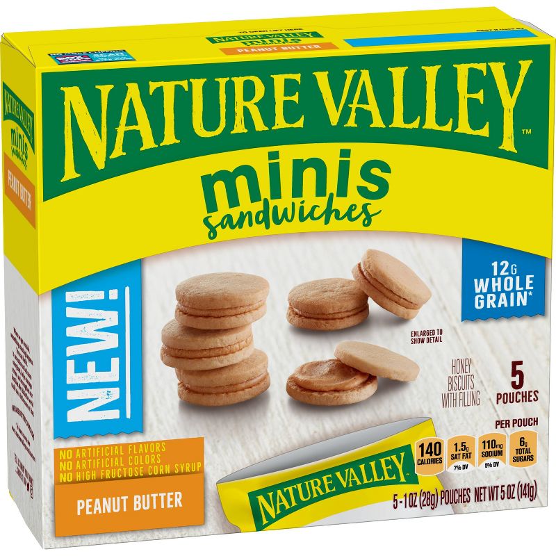 Nature Valley Mini Sandwiches Peanut Butter - 5oz/5ct
