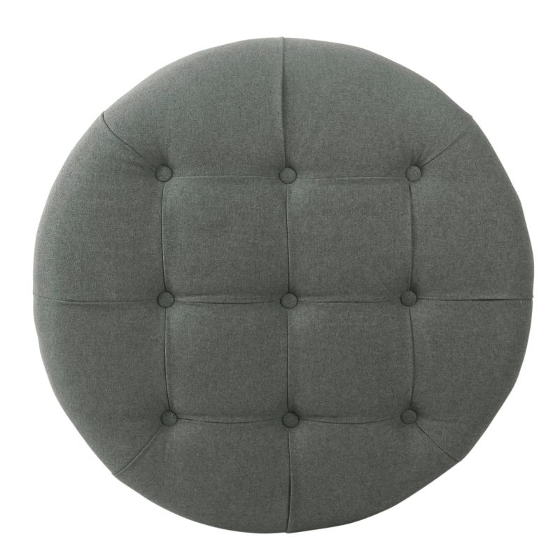 Shoe Storage Ottoman Taupe /Tan - HomePop