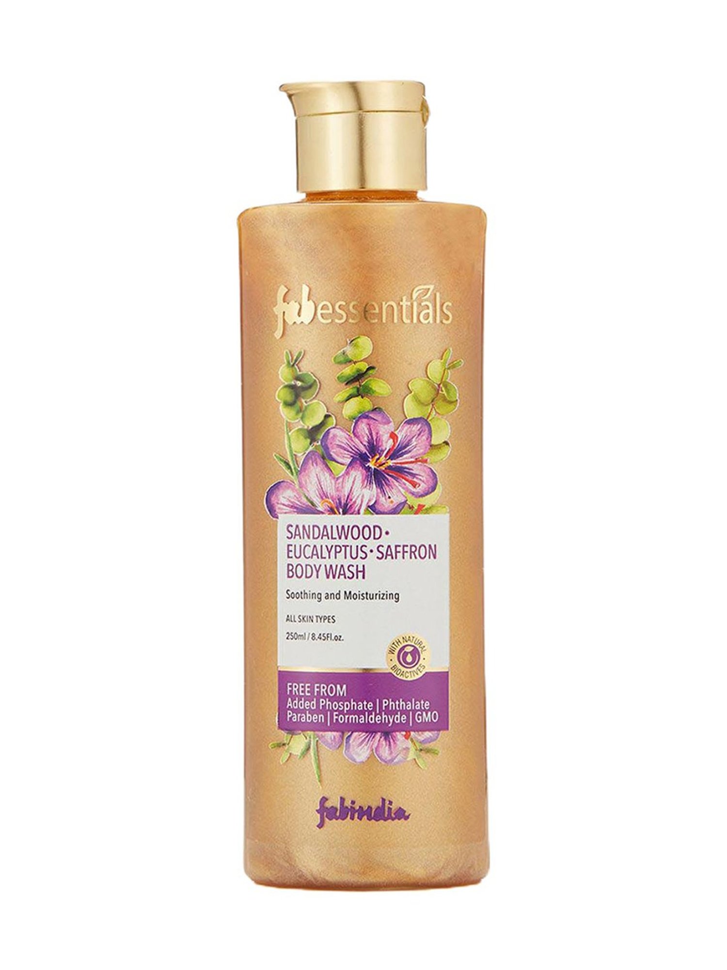 Fabessentials Sandalwood, Eucalyptus & Saffron Body Wash - 250 ml
