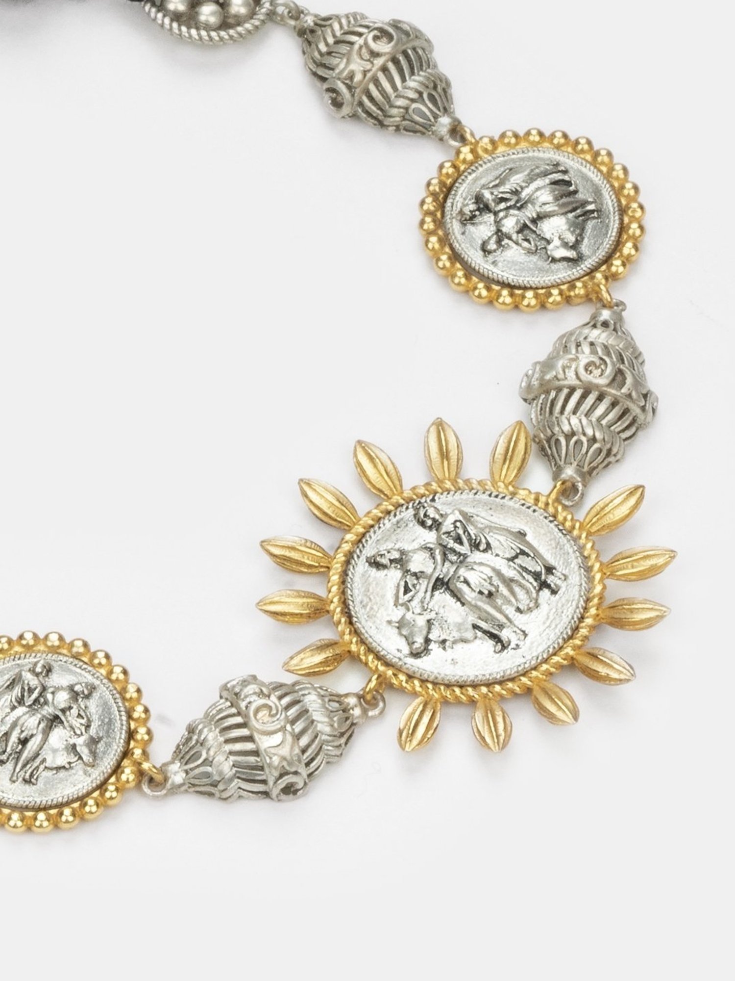 Shaya 92.5 Sterling Silver Jodi Coin Armlet for Women