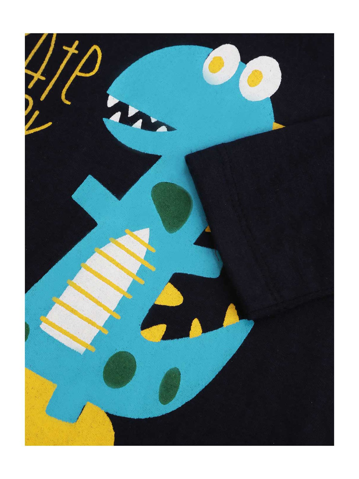 Kids Craft Navy Printed T-Shirt with Pyjamas