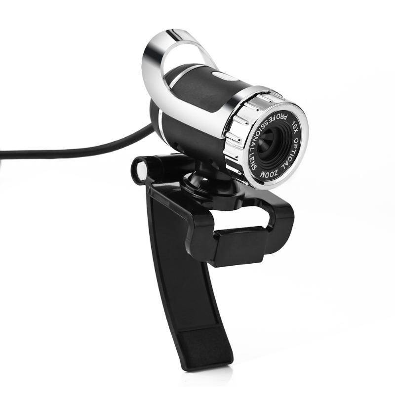 Computer Office Webcam USB 2.0 12 Megapixel High Definition Camera Web Cam 360 Degree MIC Clip-on For Skype notebook laptops