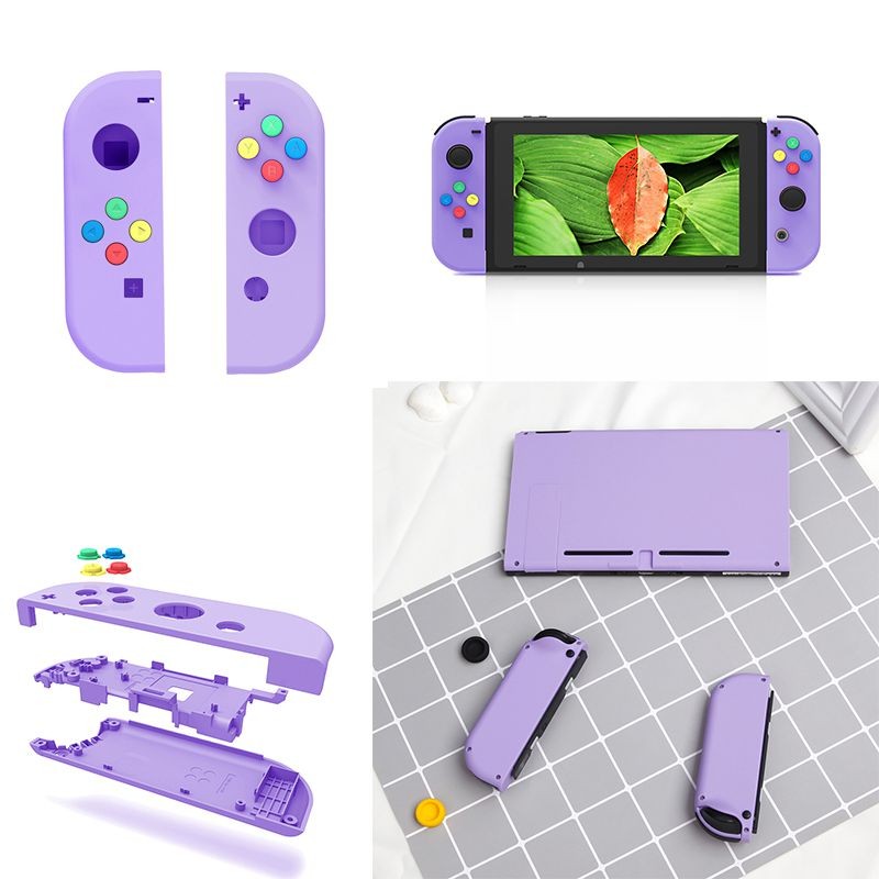 Multi-color for Nintend Switch NS Joy Con Replacement Housing Shell Cover for NX JoyCons Controller shell Case(purple)