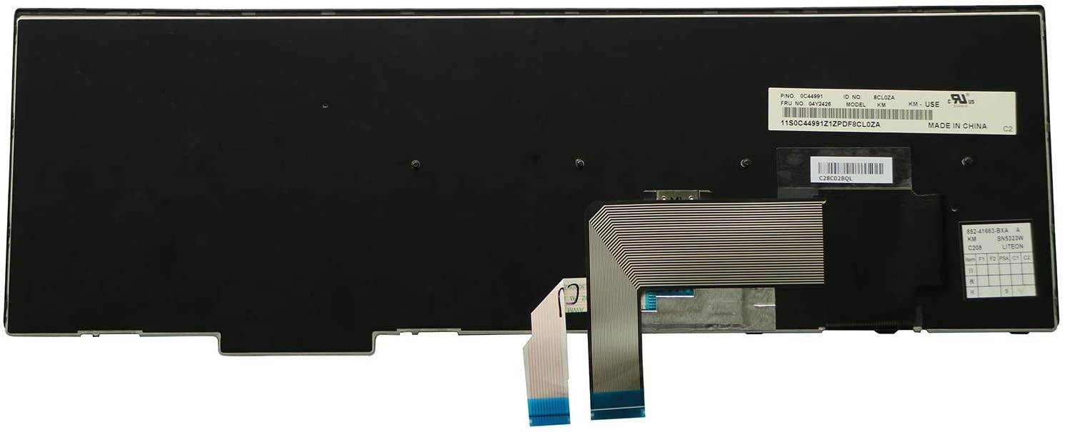 AUTENS Laptop Replacement Keyboard for Lenovo ThinkPad E531 E540 Laptop No Backlight (4 Fixing Screws)