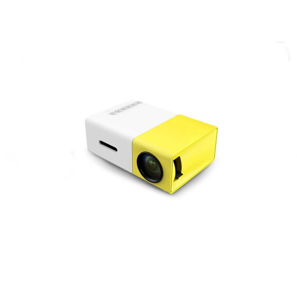Blueskysea Protable YG300 Mini LED Projector 400-600LM Audio 320x240P HDMI USB AV SD Input Home Media Player