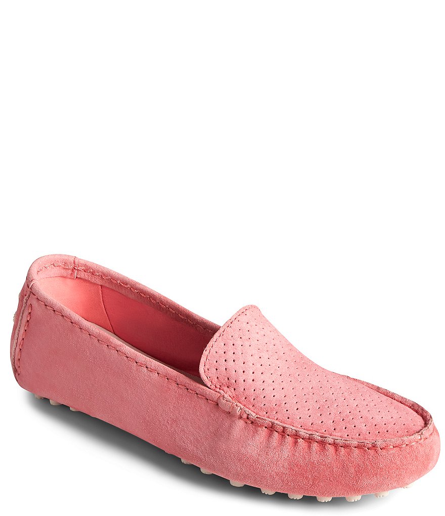 Sperry Port Suede Perforated Driving Mocs