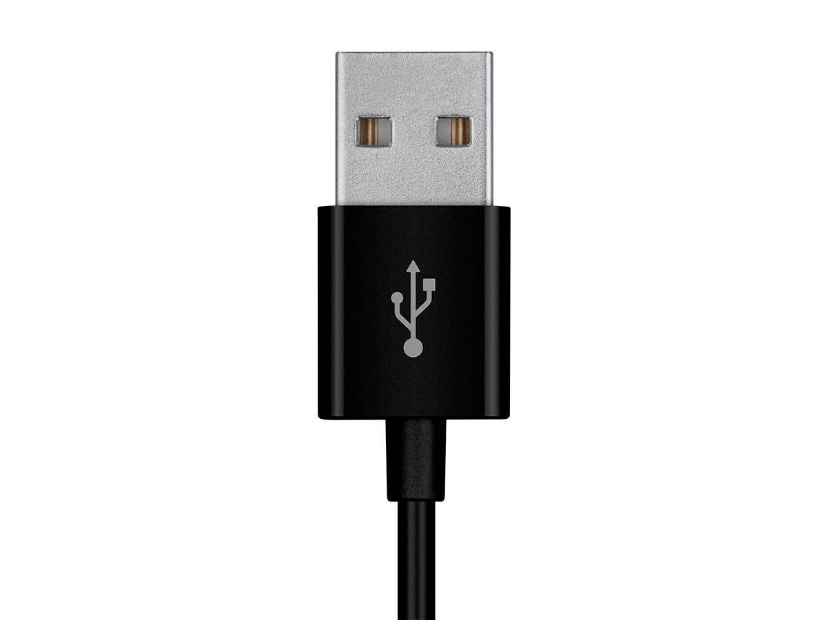 Monoprice USB-A to Micro B Cable - 10 Feet - Black, Polycarbonate Connector Heads, 2.4A, 22/30AWG - Select Series