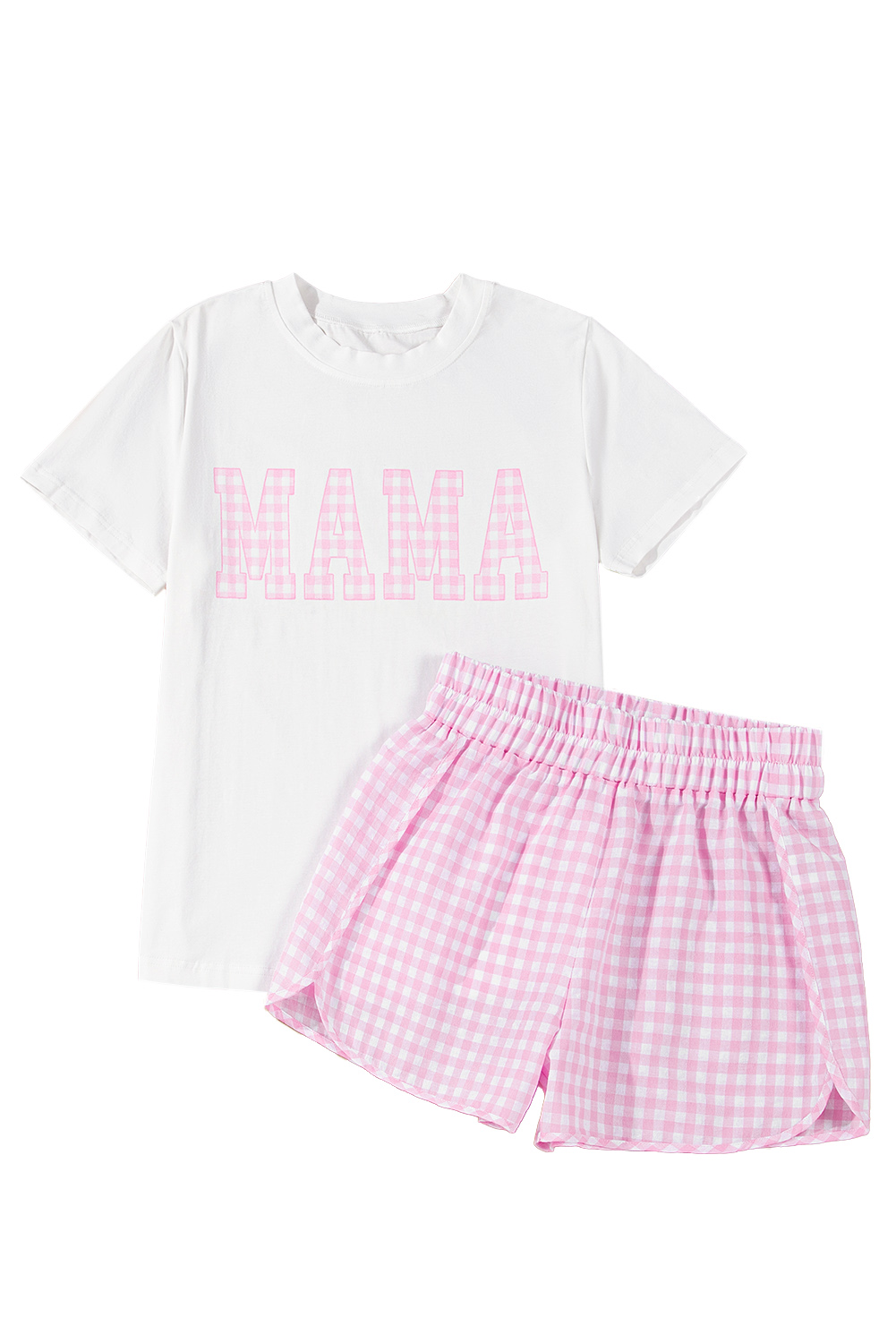 White Christmas Pullover and Drawstring Pants Pajama Set