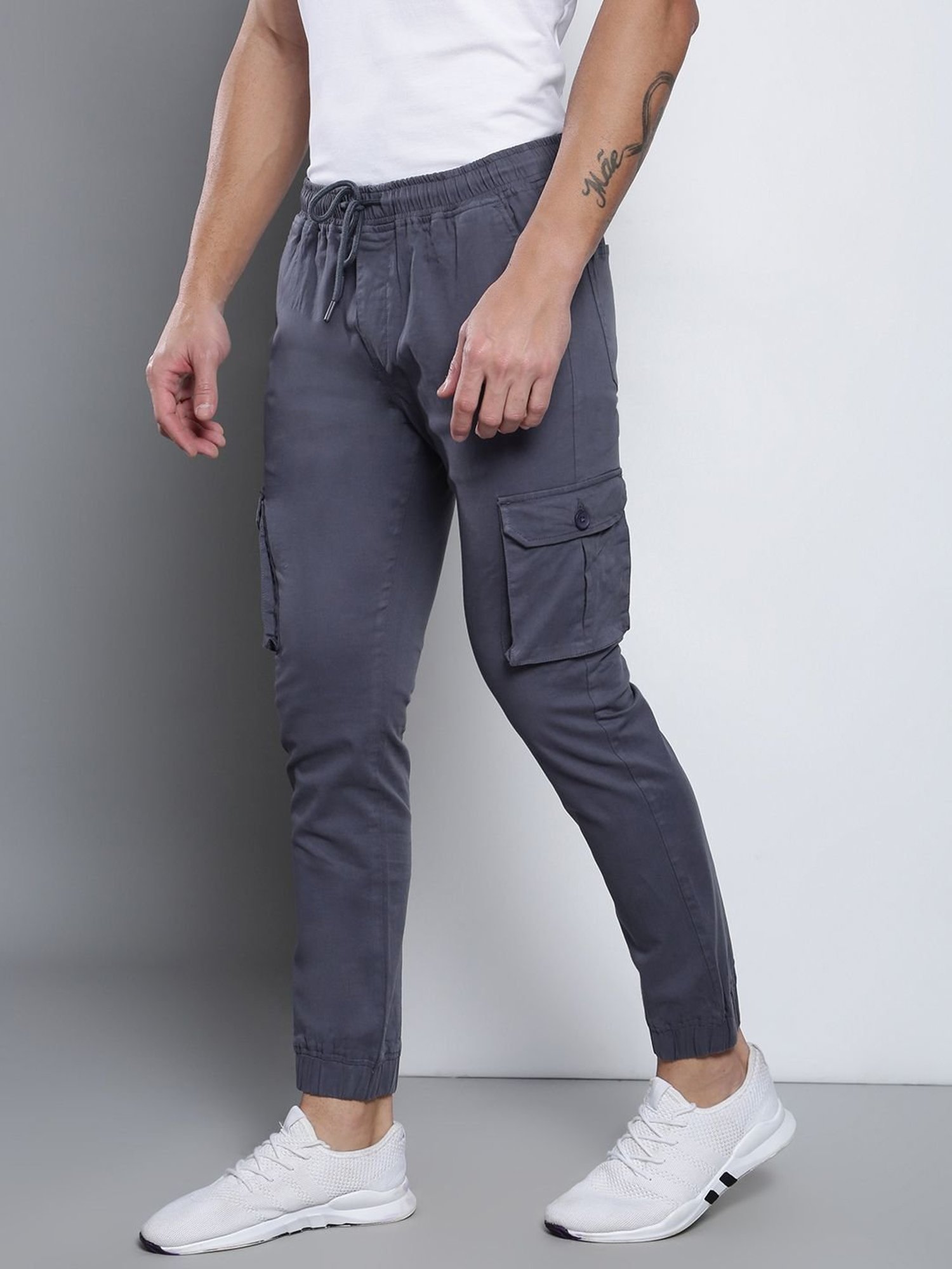 Dennis Lingo Steel Grey  Slim Fit Joggers