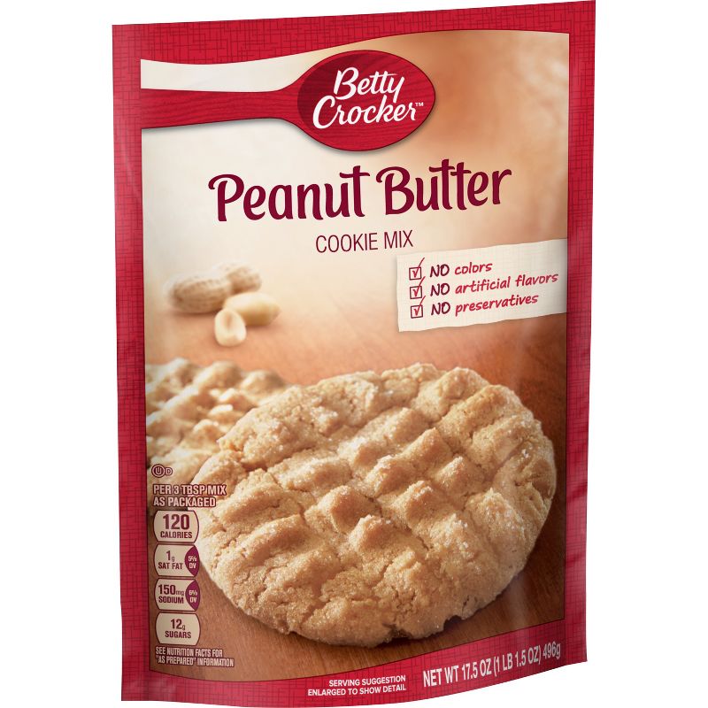 Betty Crocker Peanut Butter Cookie Mix - 17.5oz