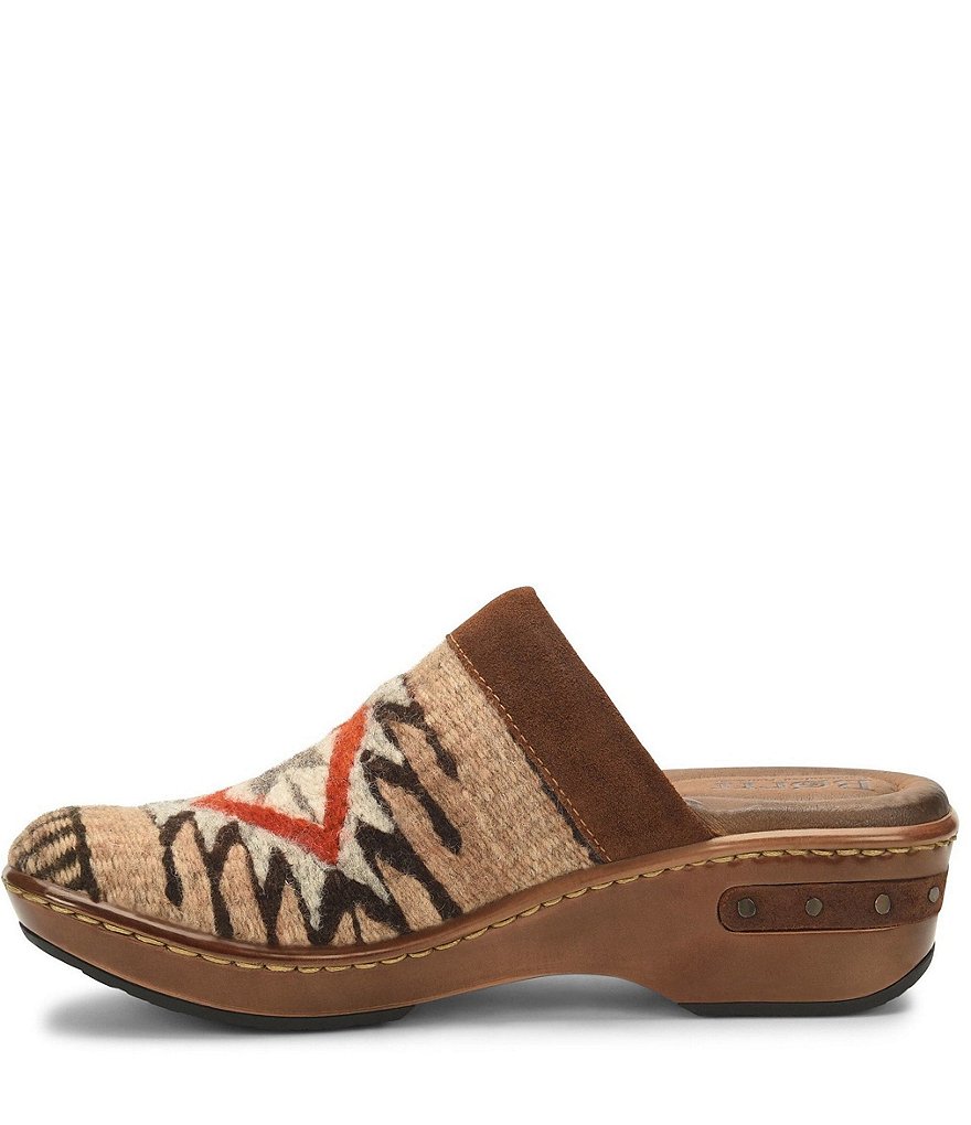 Born Bandy Southwest Wool Clogs