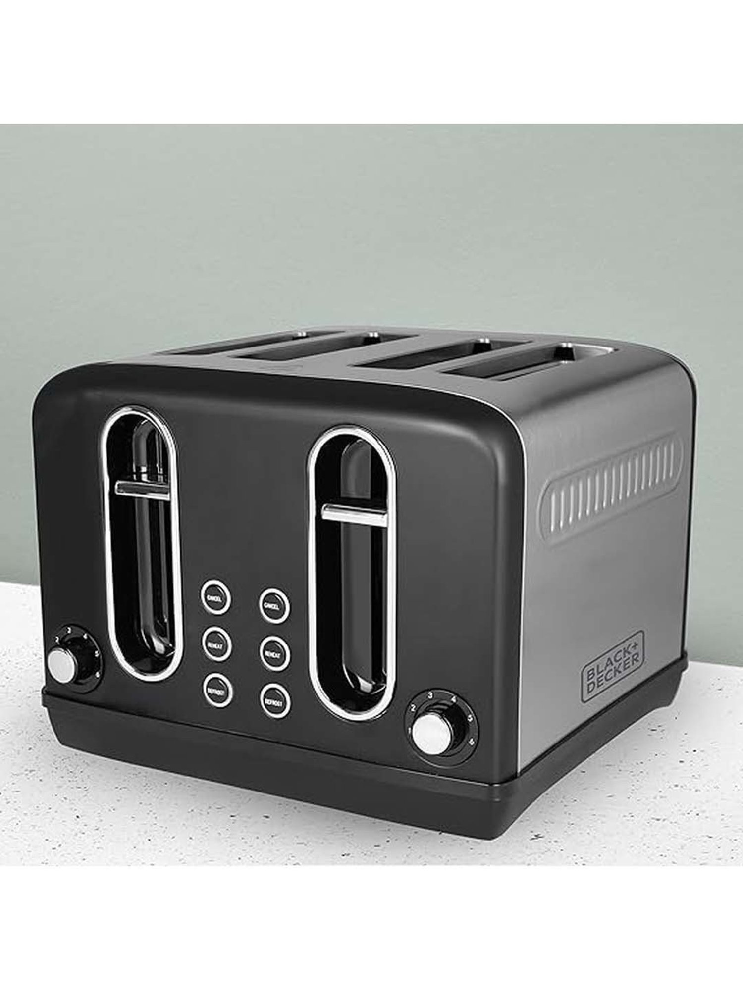 BLACK+DECKER 2300W 4 Slice Pop-up Toaster