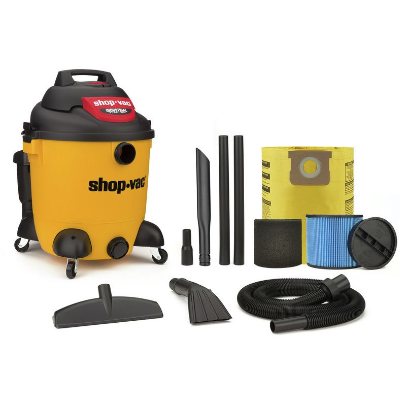 Shop-Vac 9593310 12 Gallon 3.0 Peak HP Two Stage Industrial Wet Dry Vacuum