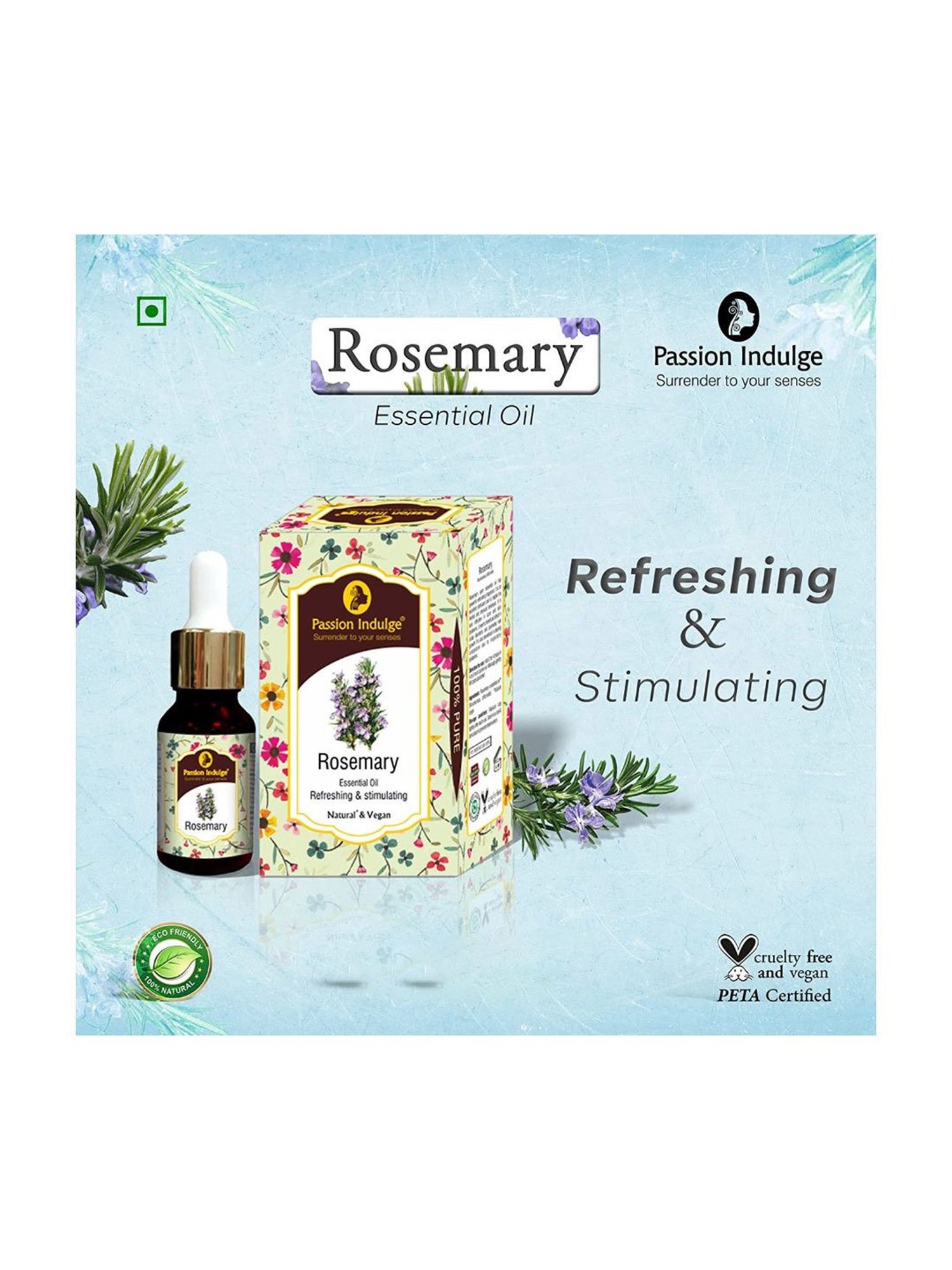 Passion Indulge Rosemary Essential Oil - 10 ml