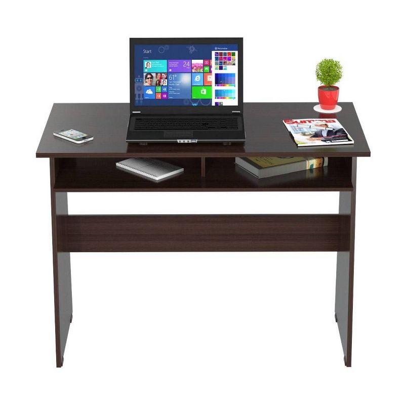 Writing Desk with Storage Area Espresso - Inval