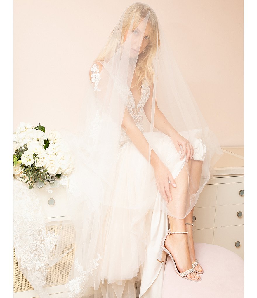 Badgley Mischka Harriet Jewel Embellished Dress Sandals