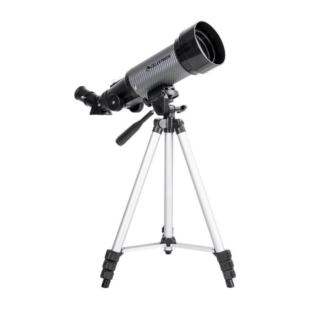 celestron travel scope 70 dx portable telescope with smartphone adapter and blutooth shutter release