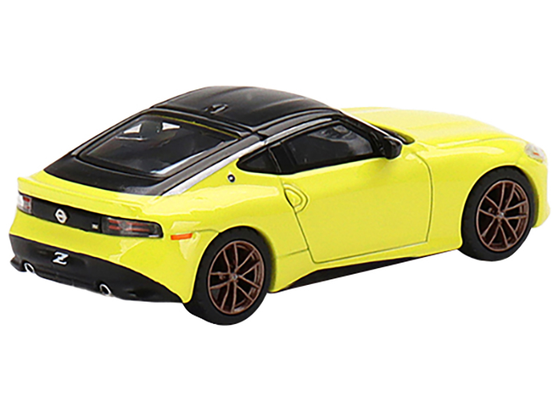 2023 Nissan Z Proto Spec Ikazuchi Yellow with Black Top Limited Edition to 3000 pieces Worldwide 1/64 Diecast Model Car by Mini GT