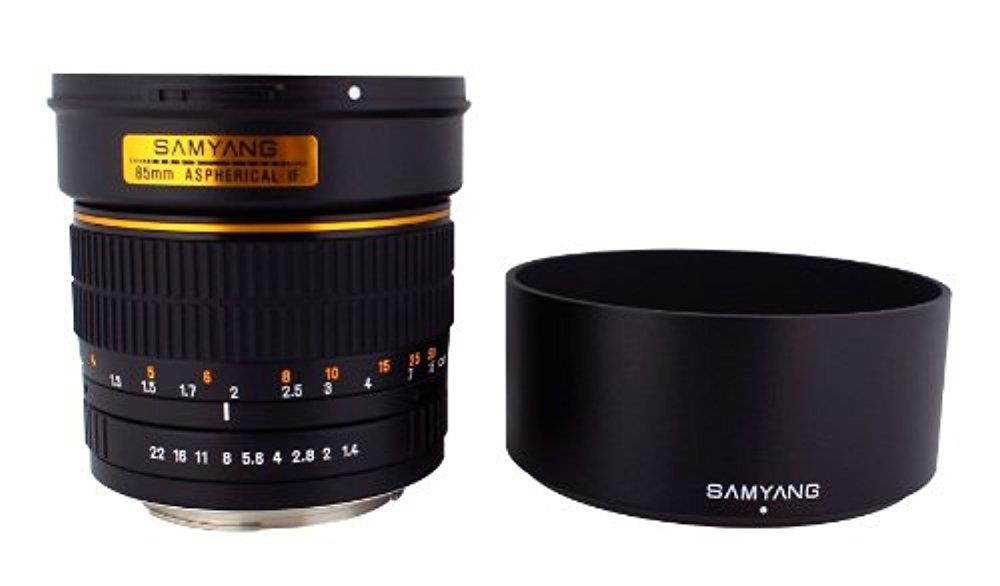 Samyang - 85 mm - f/1.4 - Manual Focus Lens for Nikon F